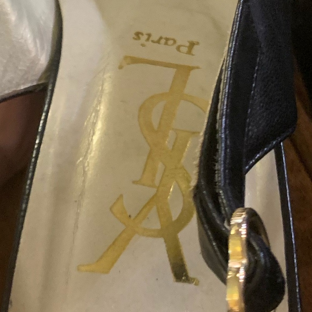 Yves Saint Laurent Black leather pumps - Picture 11 of 14
